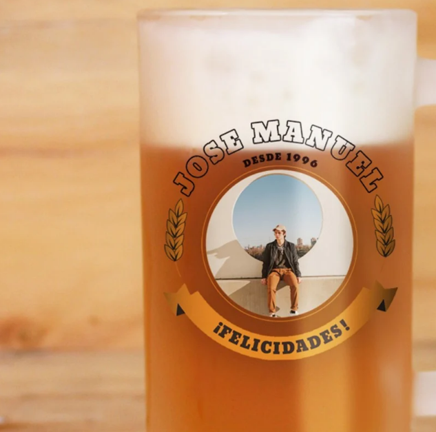 Jarra de Cerveza Mate Personalizada - 500ml