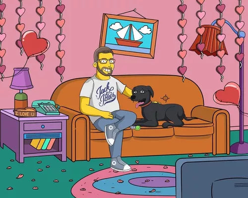 Ilustraciones Personalizadas de Los Simpsons: Convierte a Tu Familia en los Famosos Habitantes de Springfield