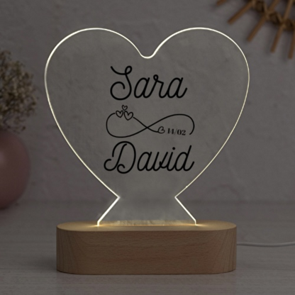 Lampara Metacrilato Led Personalizado